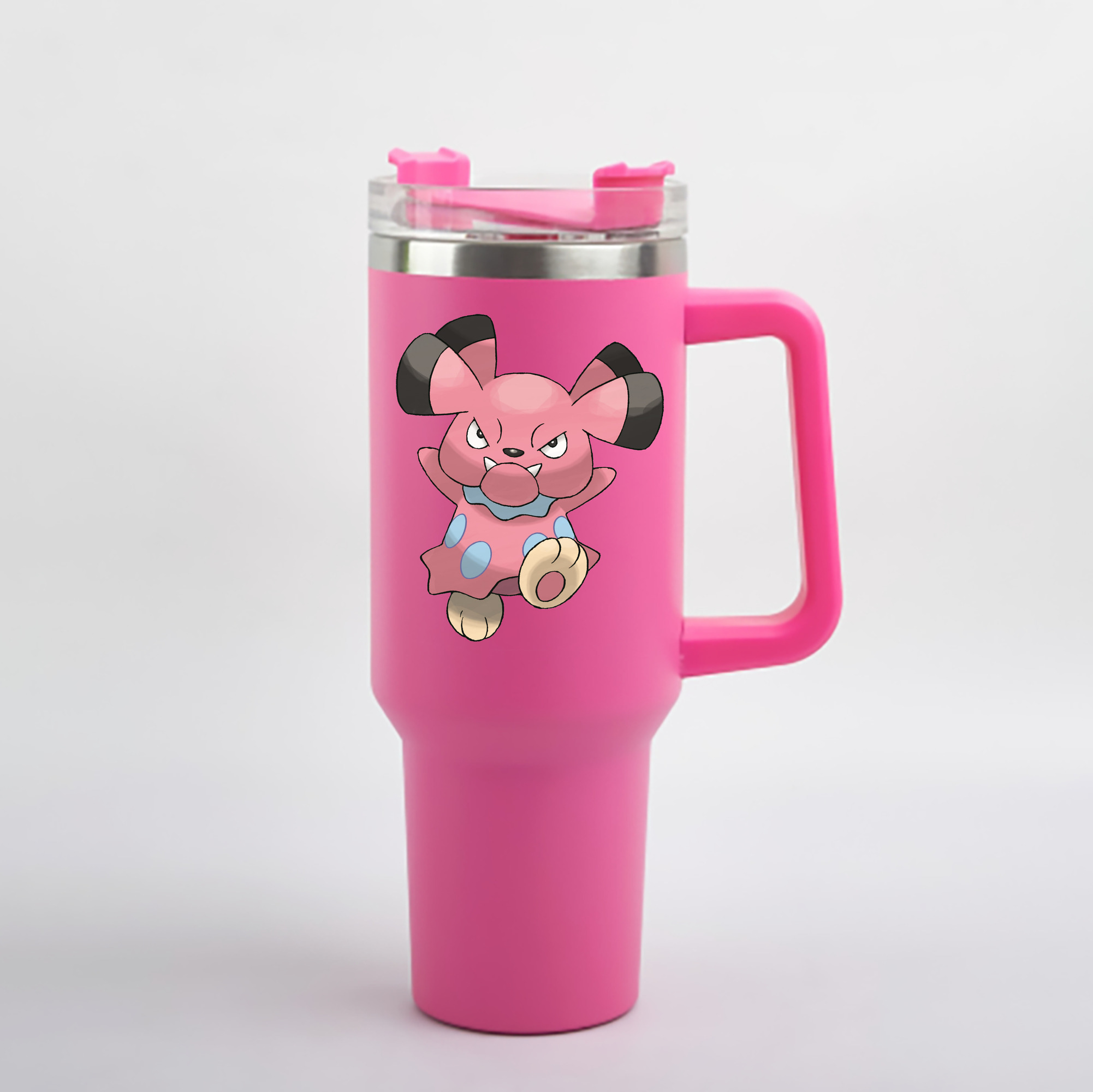 （画像用） ポケットモンスター Pokémon 1200mL車用タンブラー - クリスタルステッカー（プラスチックストロー付き）